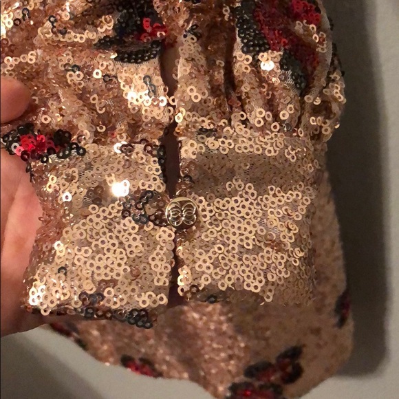 Blush gold, sequined dress - Picture 4 of 7